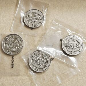 NWT 》4×《 THE LOTTERY "WINTER WINNINGS 2025" SCRATCHER COIN COLLECTIBLES!